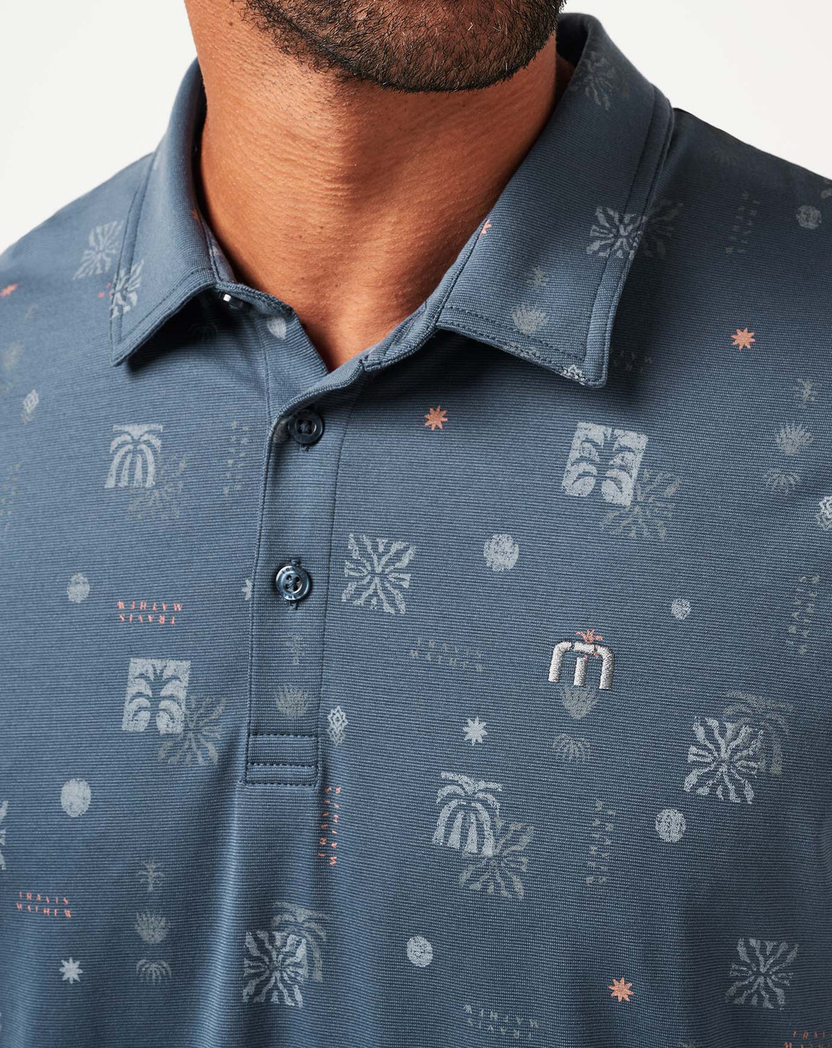 Quick Trip Polo Mood Indigo/Vintage Indigo | Travis Mathew Discount
