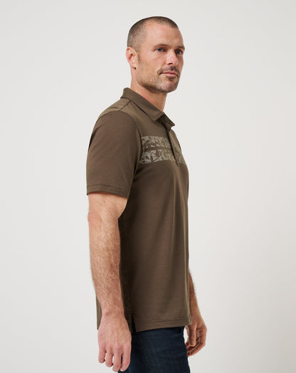 Orchard Walk Polo Chocolate | Travis Mathew Everyday