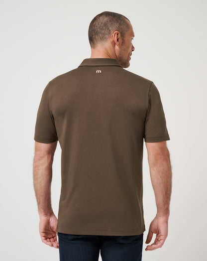 Orchard Walk Polo Chocolate | Travis Mathew Everyday
