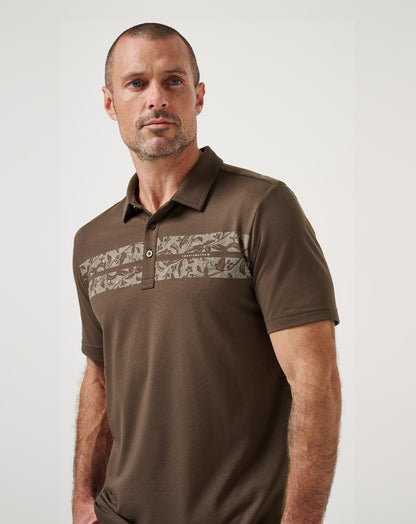 Orchard Walk Polo Chocolate | Travis Mathew Everyday