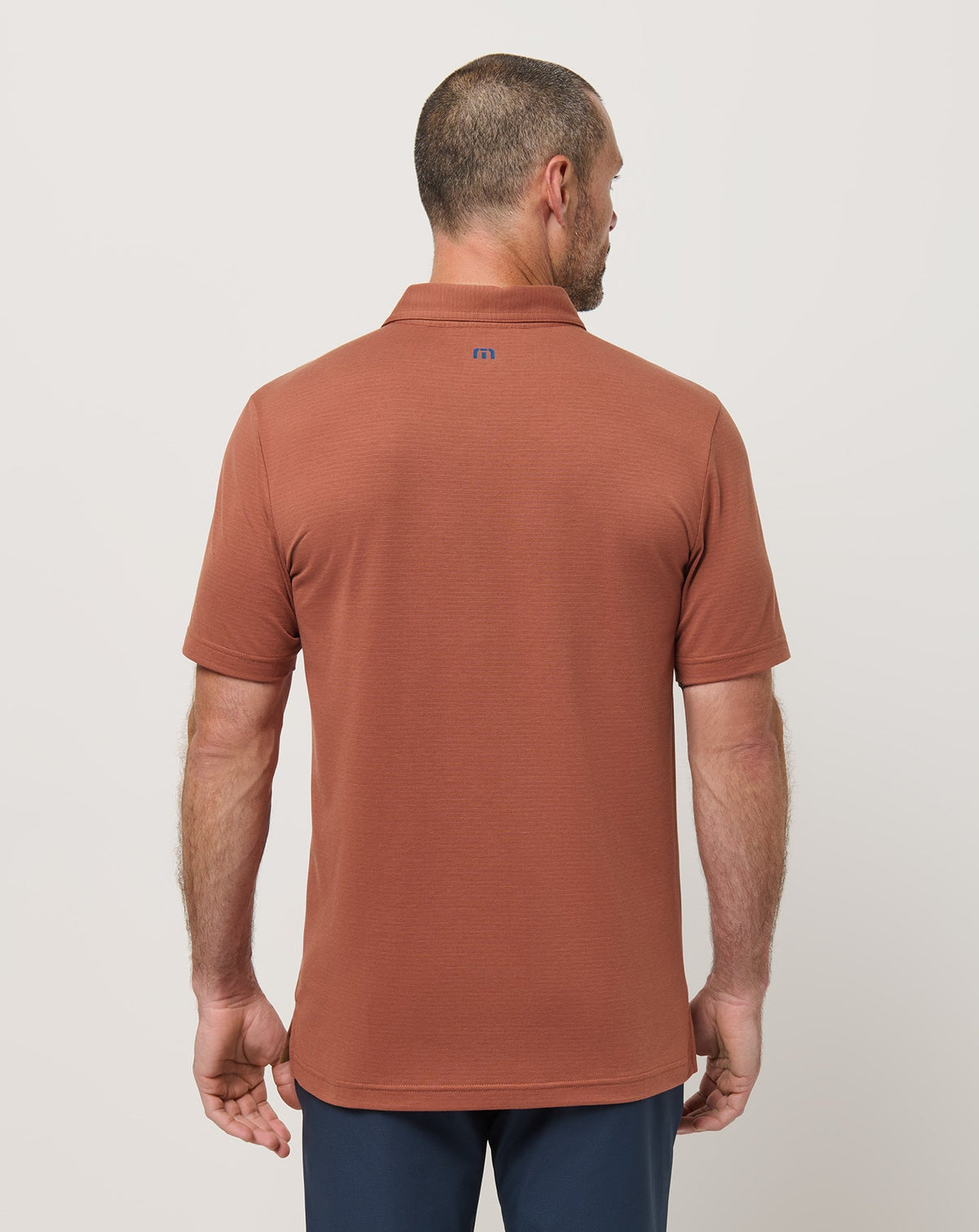 The Heater Chest Stripe Polo Maple | Travis Mathew Deals