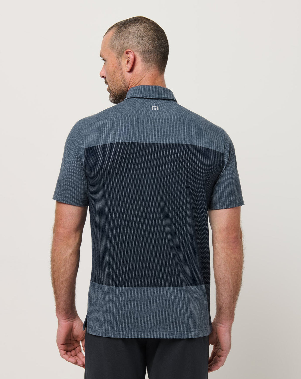 Rudder Runner Polo Heather Total Eclipse | Travis Mathew Top Pick