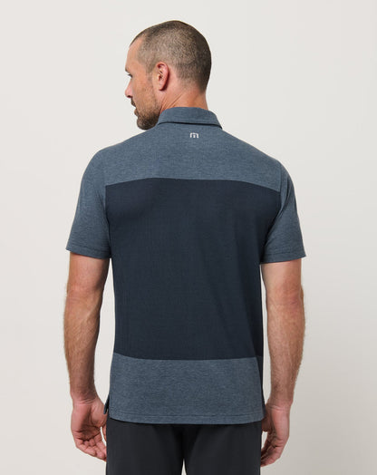 Rudder Runner Polo Heather Total Eclipse | Travis Mathew Top Pick