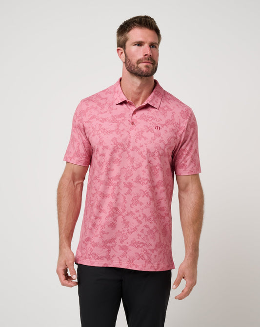 Featherweight Steep Wave Polo Dusty Rose | Travis Mathew Smart Buy
