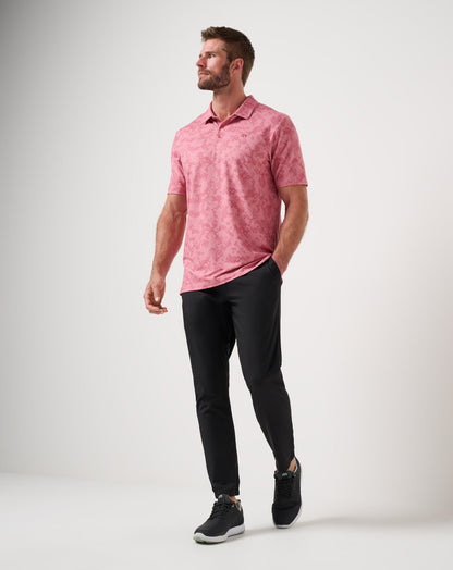Featherweight Steep Wave Polo Dusty Rose | Travis Mathew Smart Buy