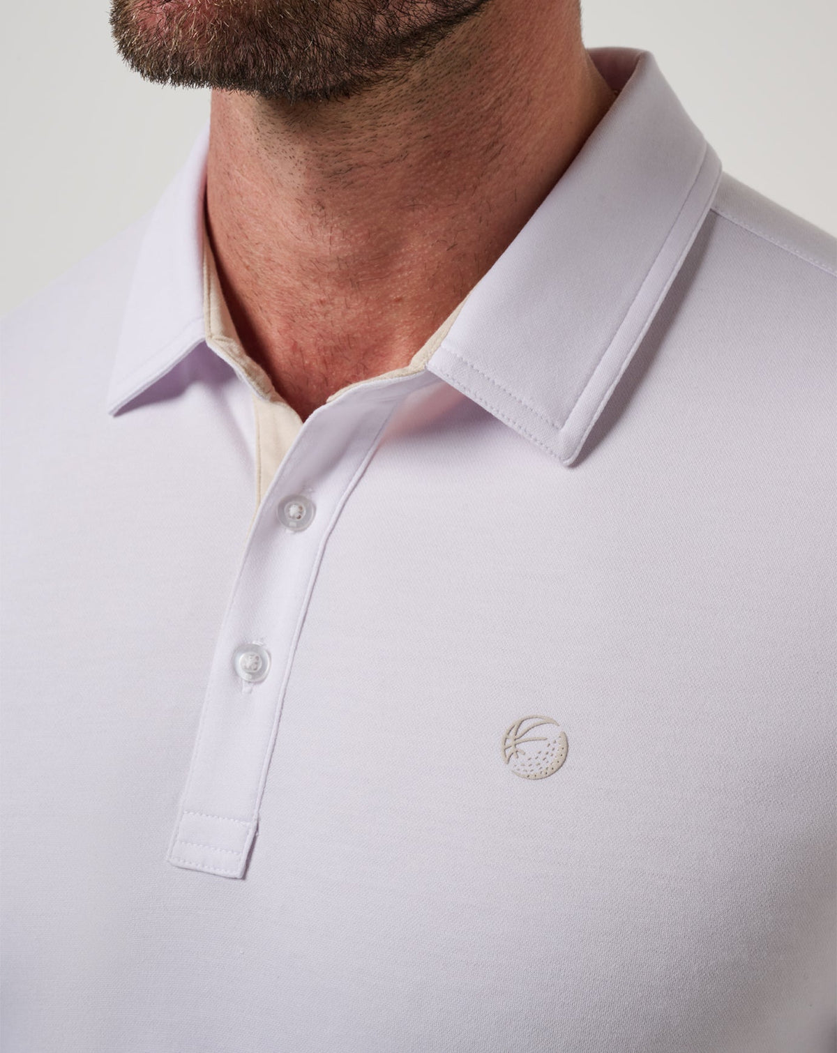 Featherweight On The Grind Polo White | Travis Mathew Essential