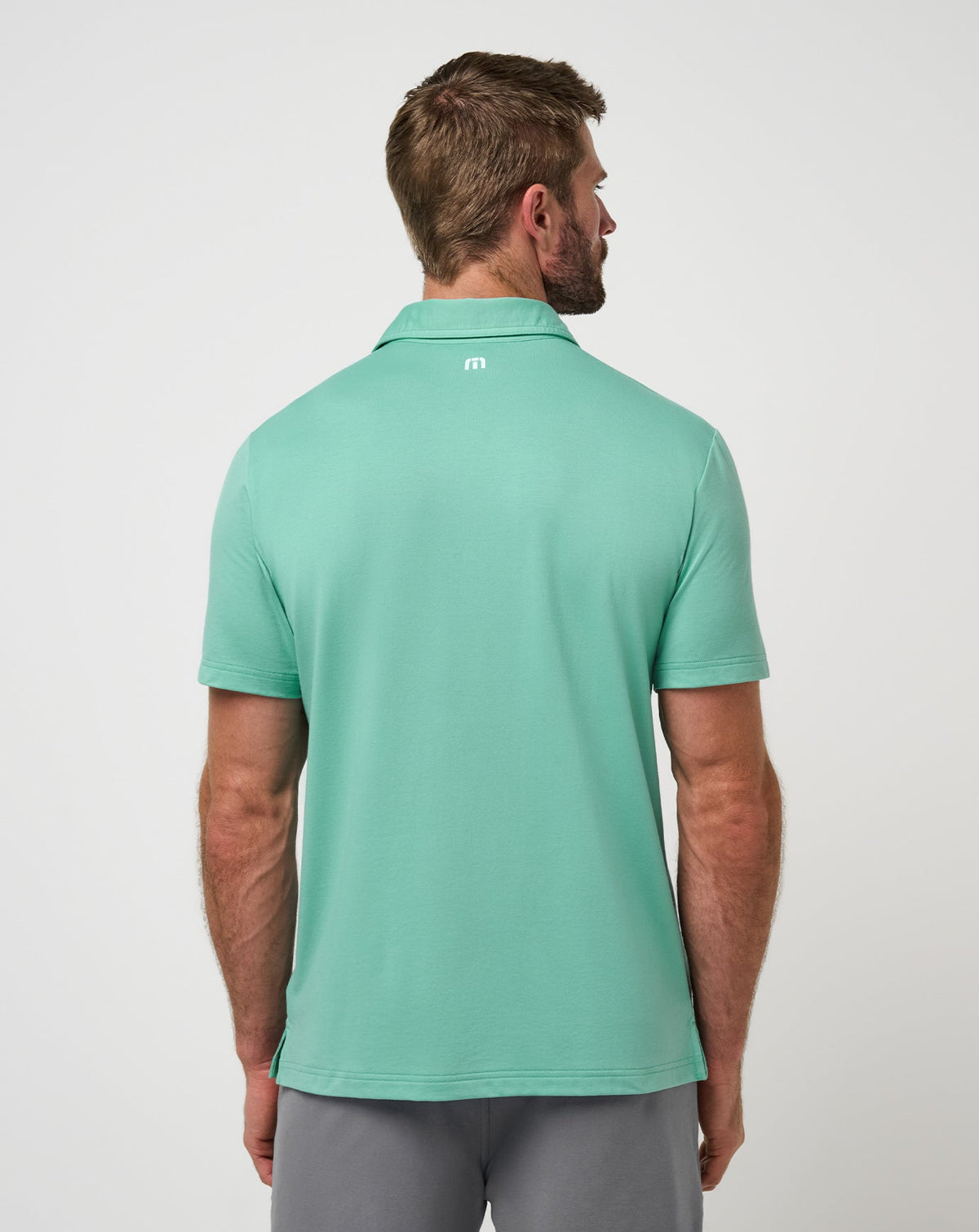 Featherweight Chest Stripe Polo Wasabi | Travis Mathew Featured