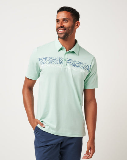 Salt Rock Polo Eggshell Blue | Travis Mathew Best Seller