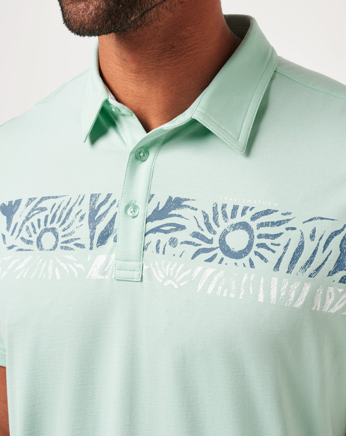 Salt Rock Polo Eggshell Blue | Travis Mathew Best Seller