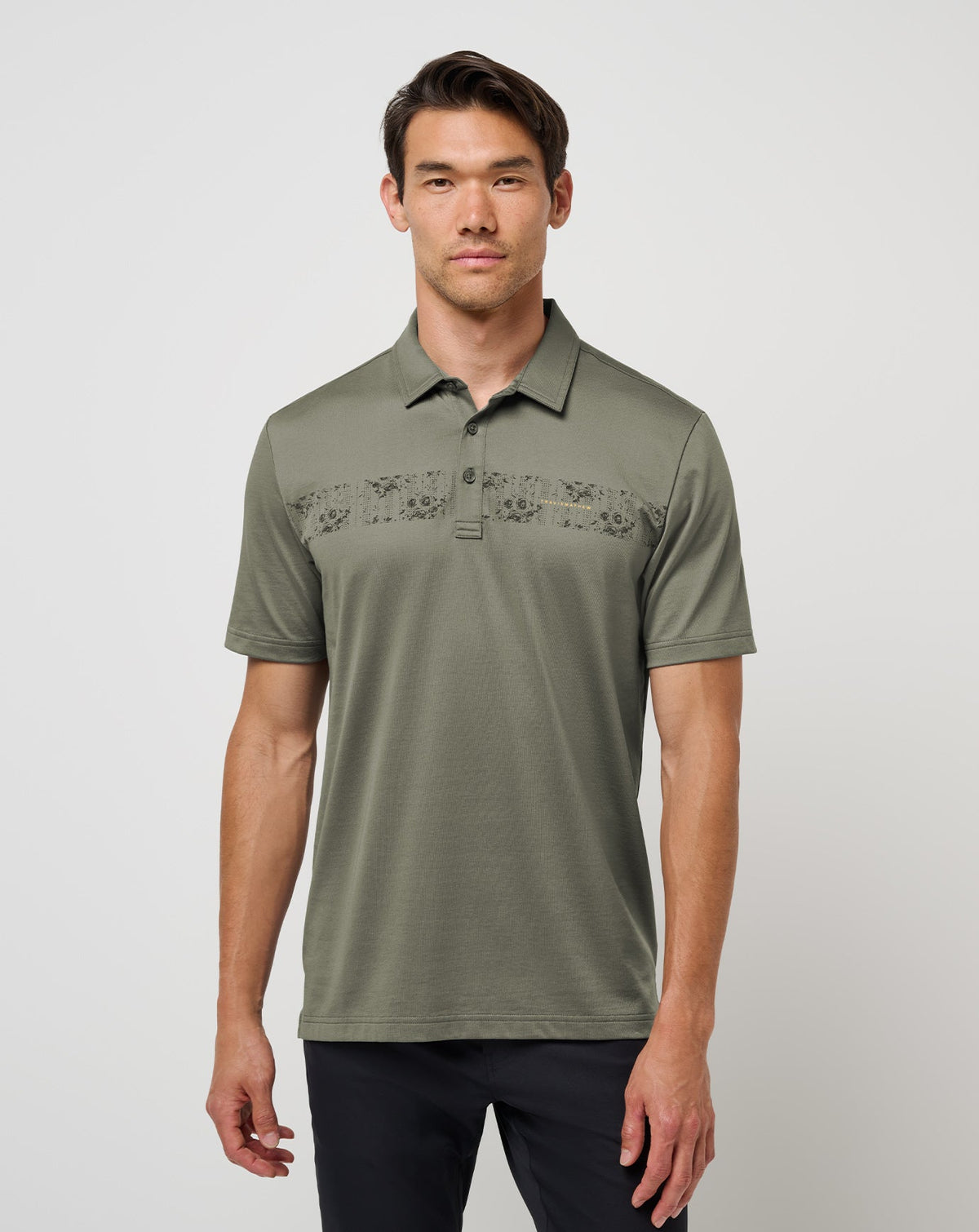 Overnight Stay Polo Dark Olive | Travis Mathew Smart Buy