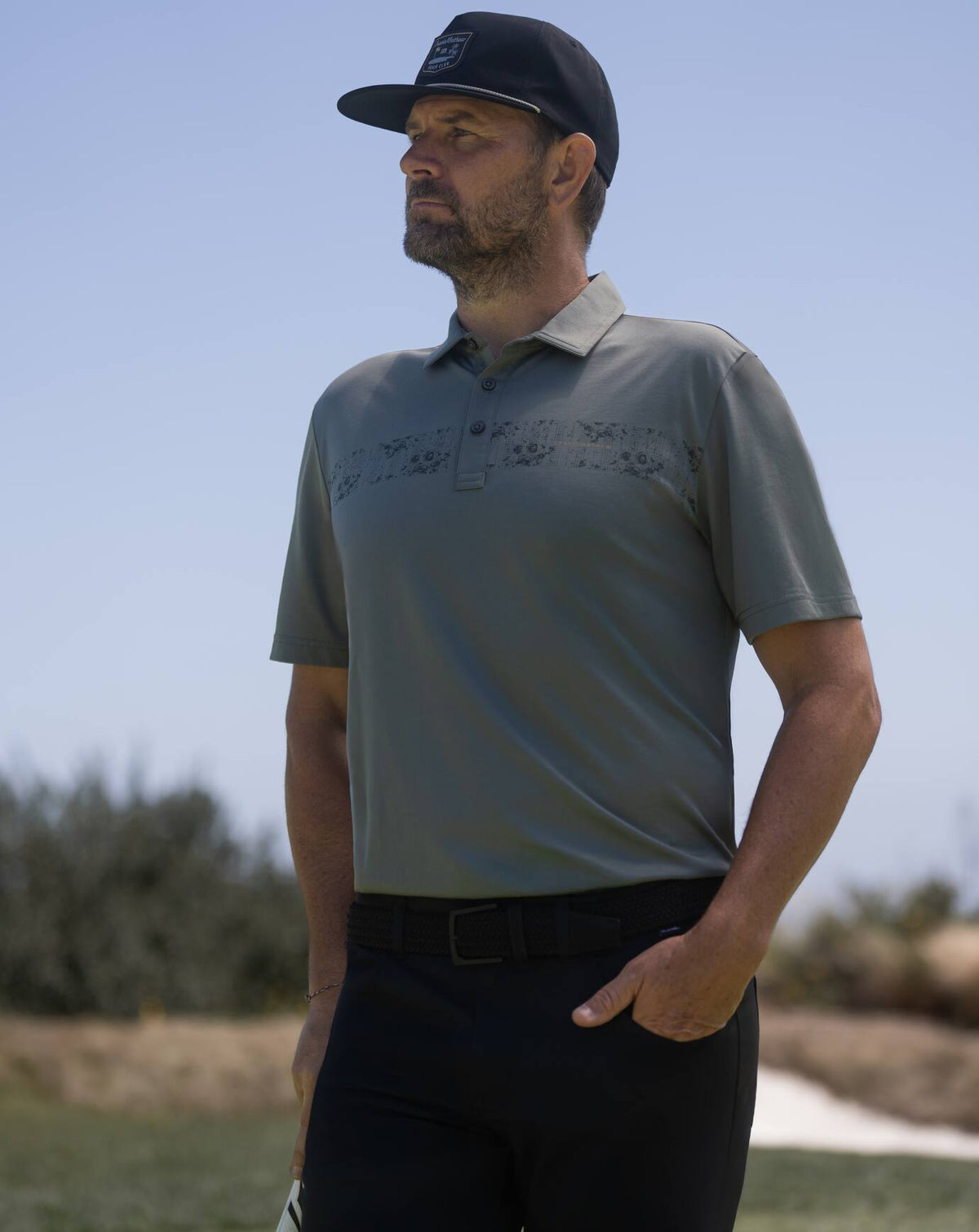 Overnight Stay Polo Dark Olive | Travis Mathew Smart Buy