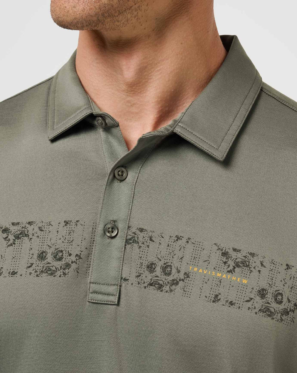 Overnight Stay Polo Dark Olive | Travis Mathew Smart Buy