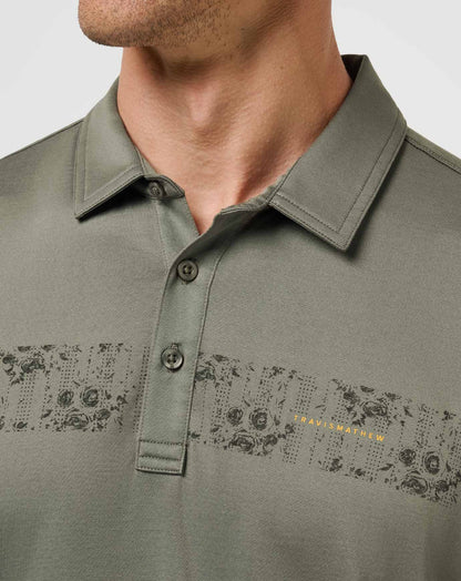 Overnight Stay Polo Dark Olive | Travis Mathew Smart Buy