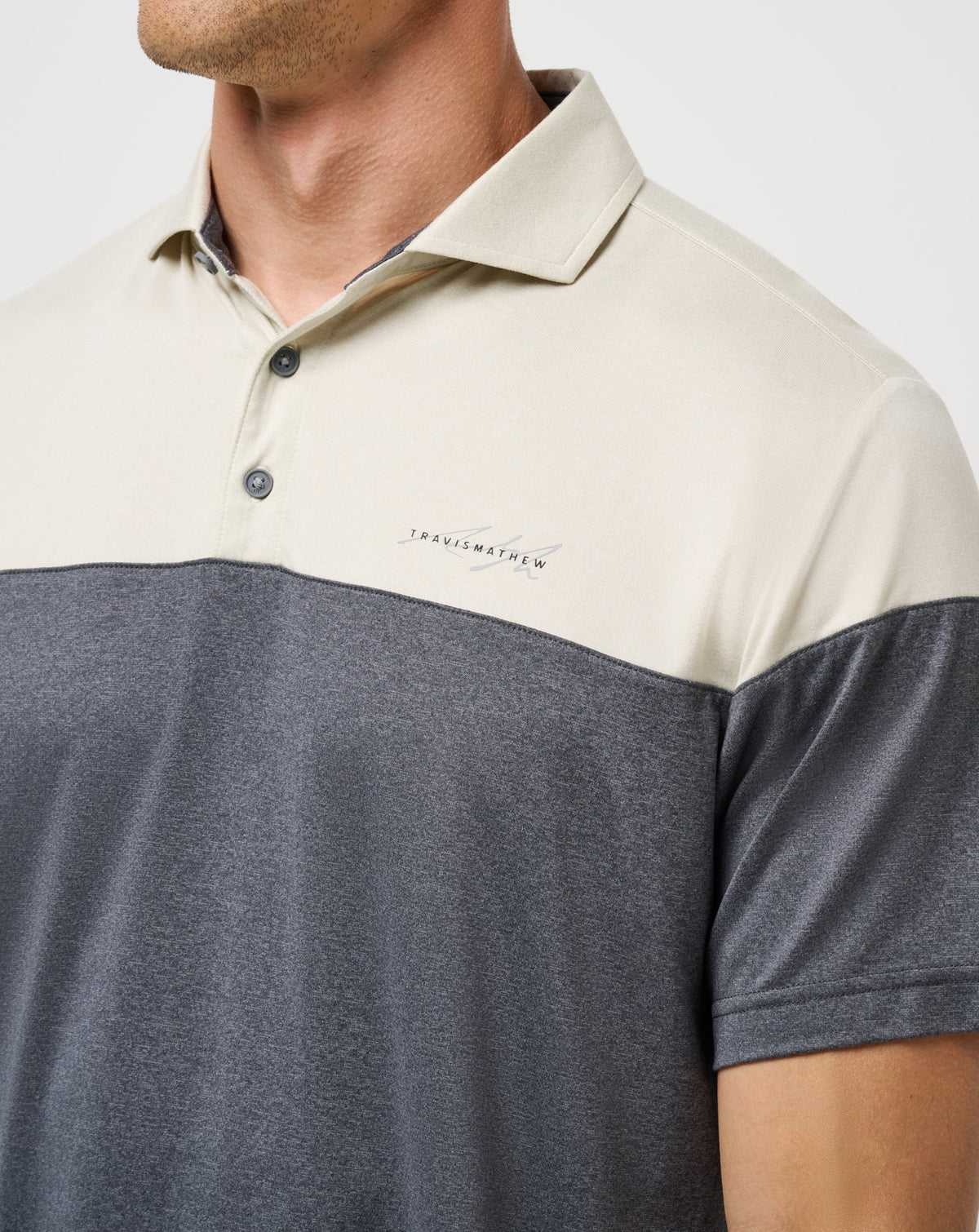 Sunset Swing Polo Italian Sand | Travis Mathew Exclusive
