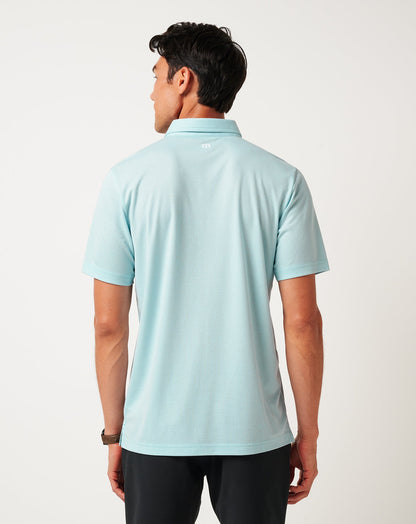 Lake Breeze Polo Cory Blue | Travis Mathew Essential