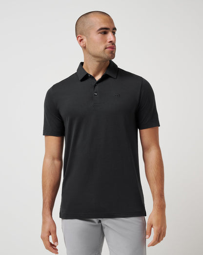 Featherweight Polo Black | Travis Mathew Trending