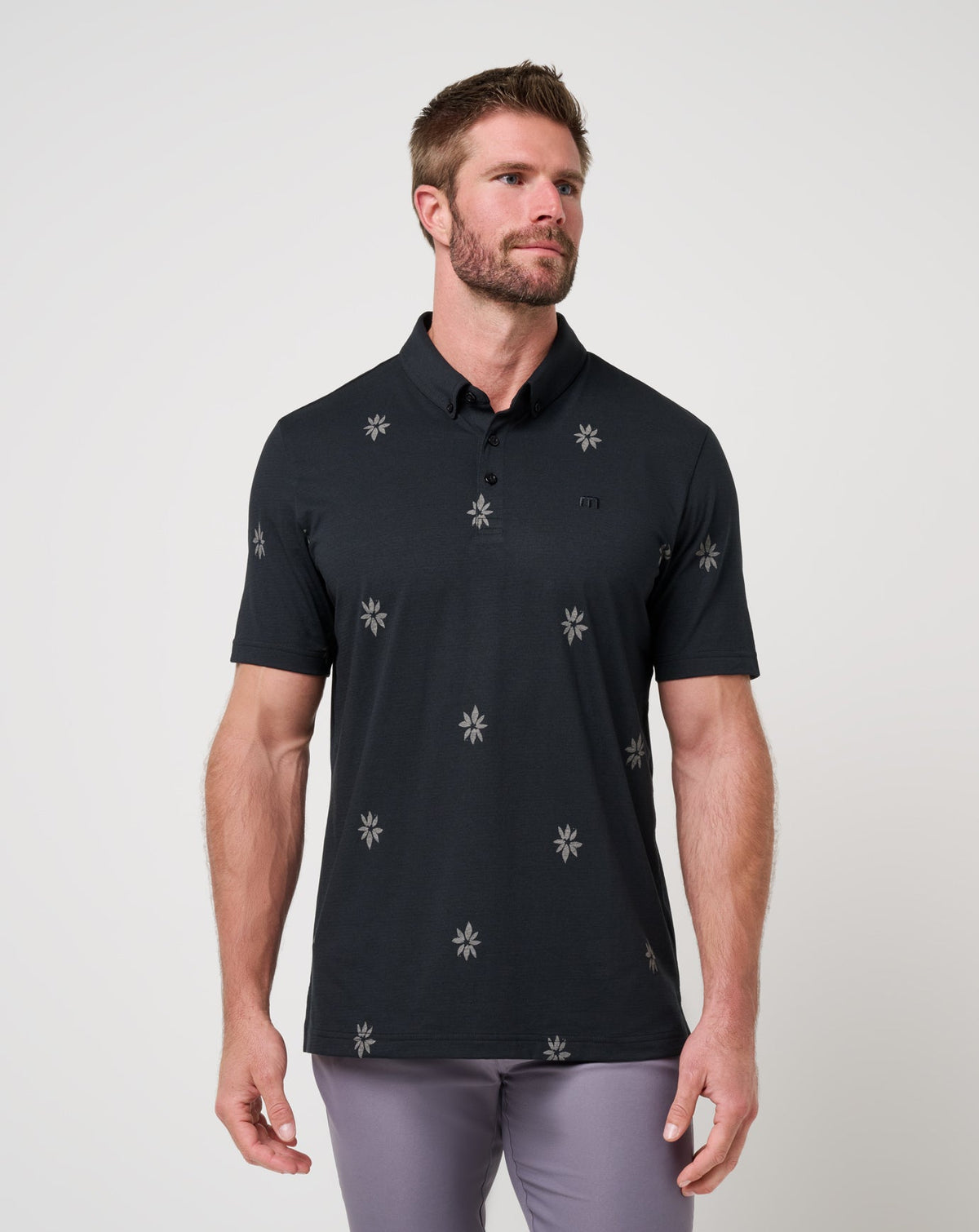 Rome Around Polo Black | Travis Mathew Sale