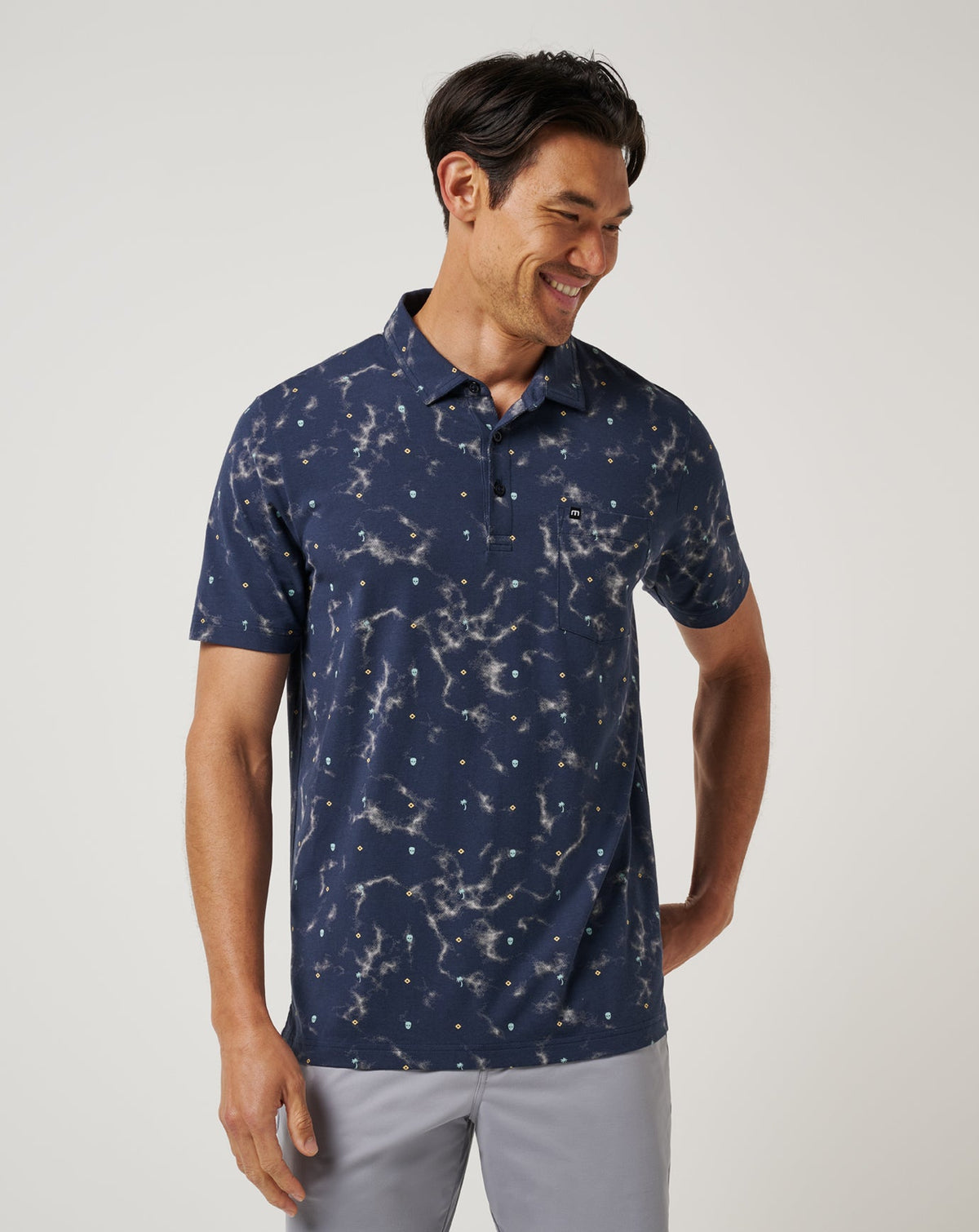 Beach Town Polo Total Eclipse | Travis Mathew Discount