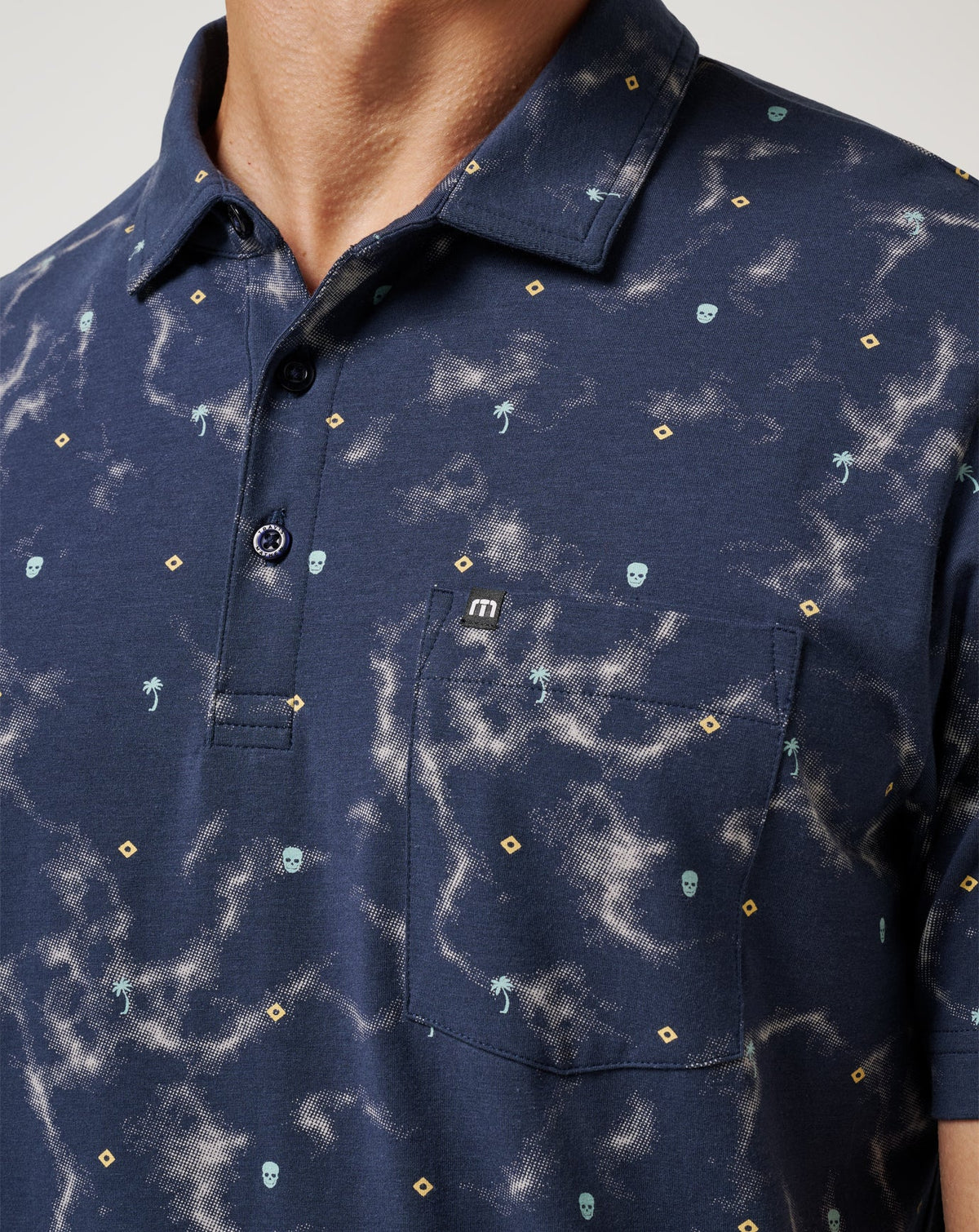 Beach Town Polo Total Eclipse | Travis Mathew Discount