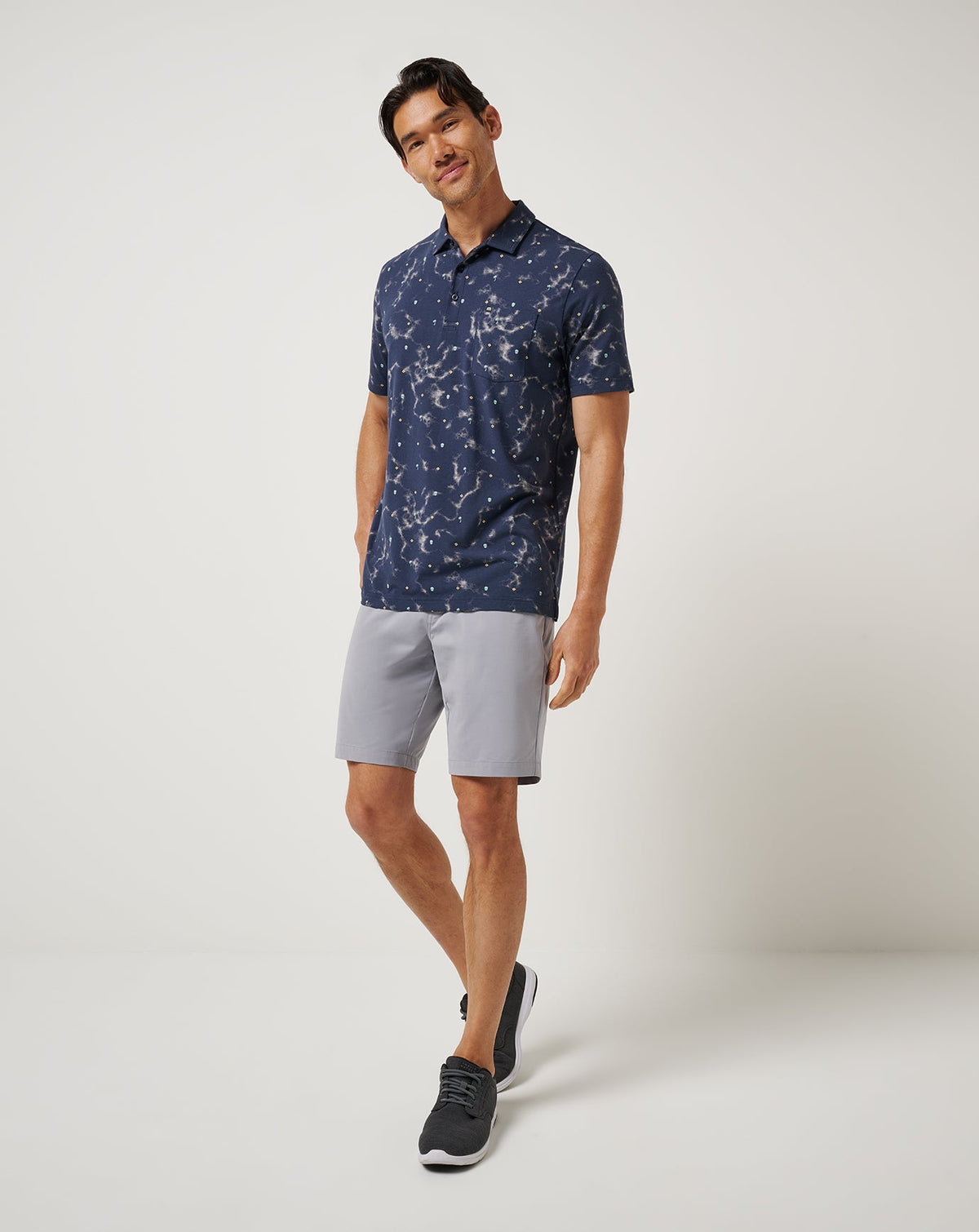 Beach Town Polo Total Eclipse | Travis Mathew Discount
