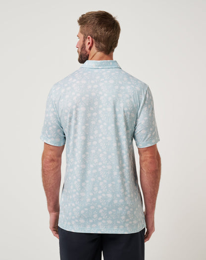 Featherweight Cove Polo Azzurro | Travis Mathew Latest