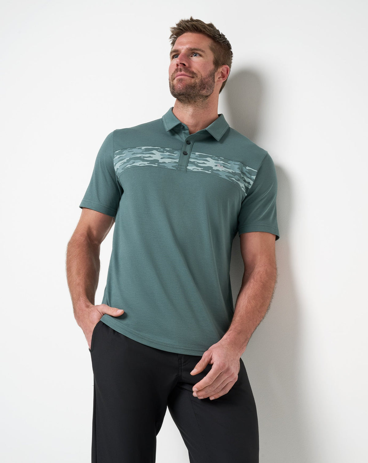 Stealth Handoff Polo Balsam Green | Travis Mathew Exclusive