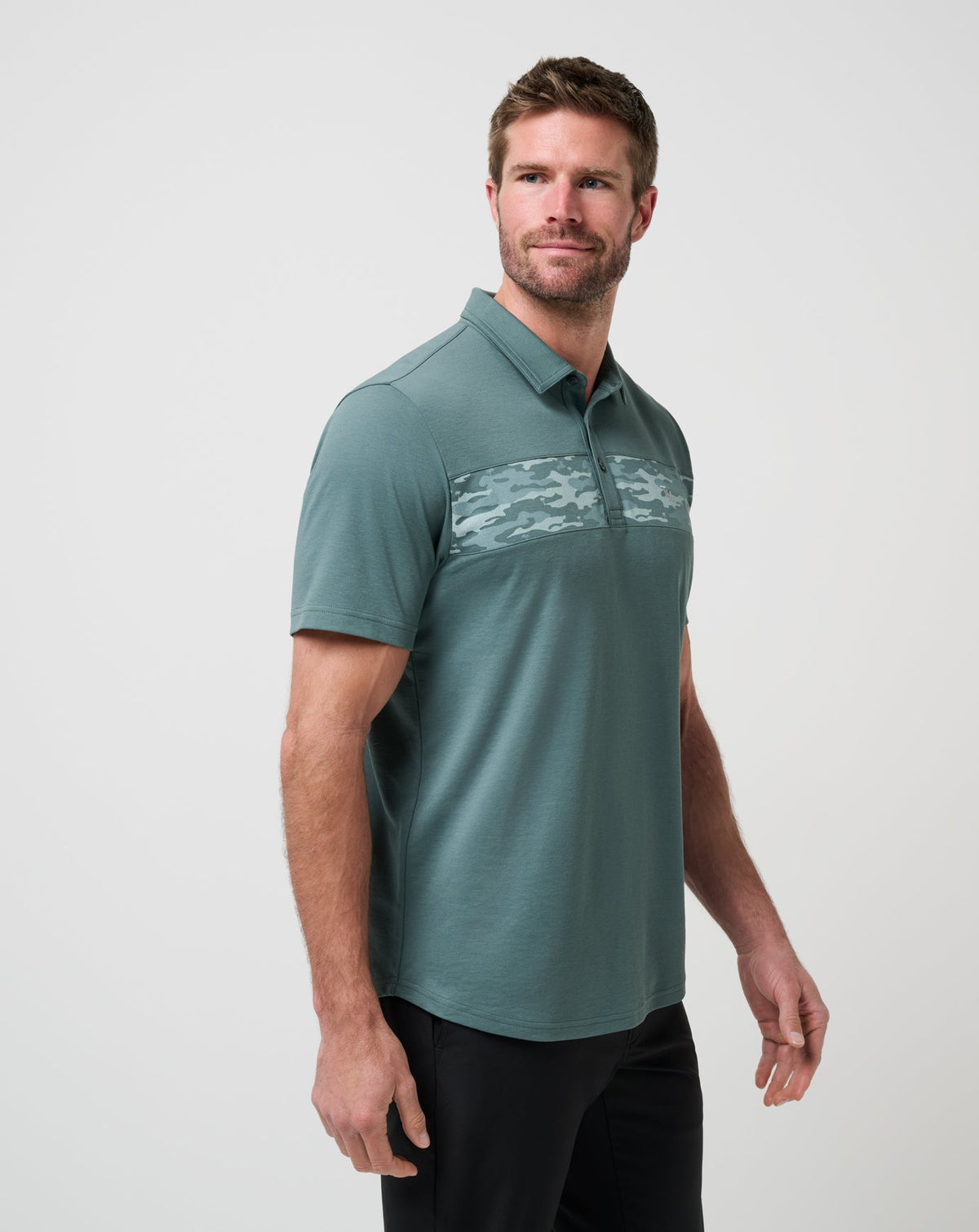 Stealth Handoff Polo Balsam Green | Travis Mathew Exclusive