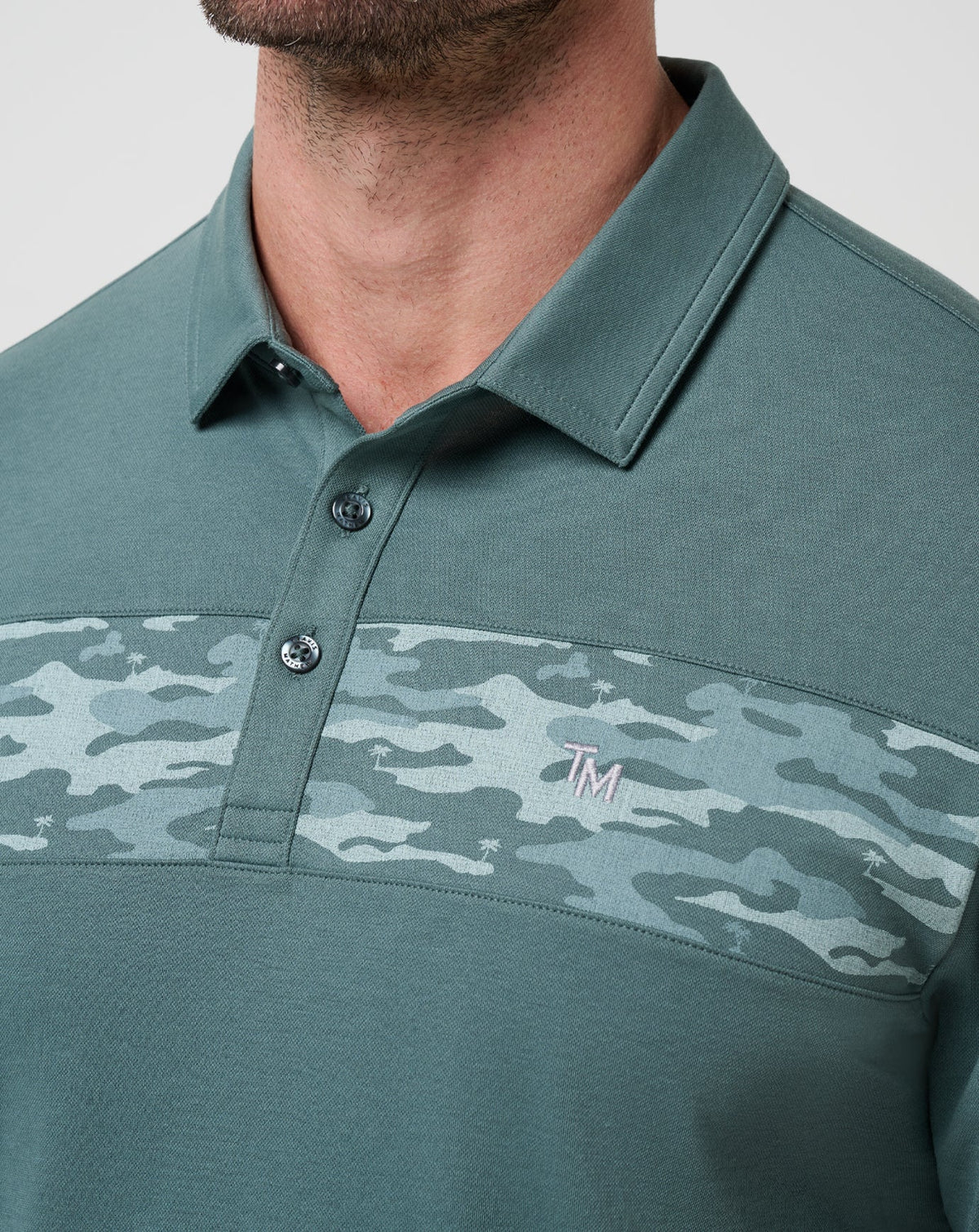 Stealth Handoff Polo Balsam Green | Travis Mathew Exclusive