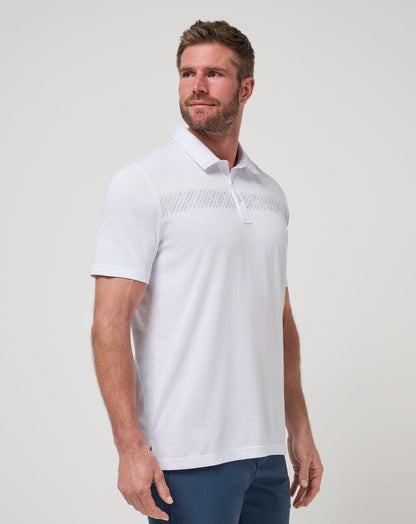 Landline Polo White | Travis Mathew Popular