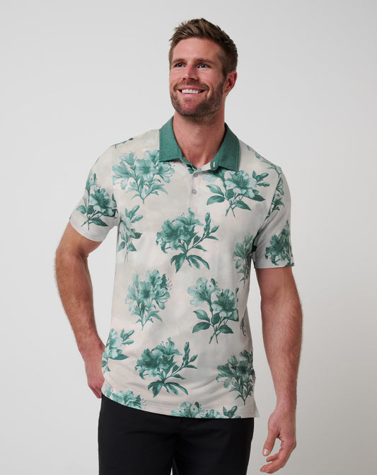 Featherweight Magnolia Polo Moonbeam | Travis Mathew Essential
