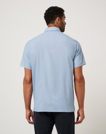 Air Taxi Polo Dusty Blue | Travis Mathew Great Value