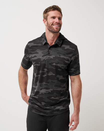 Showdown Stealth Polo Black | Travis Mathew Great Value