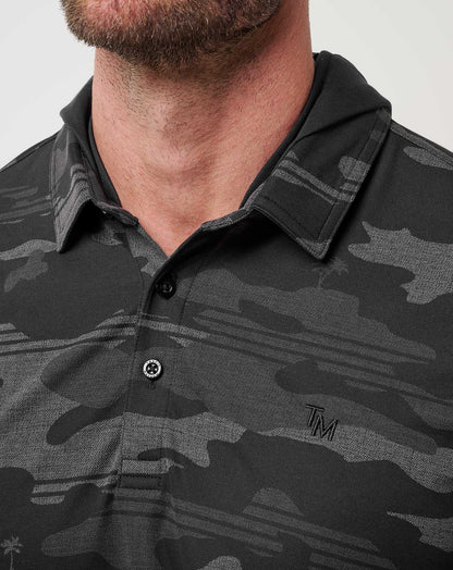 Showdown Stealth Polo Black | Travis Mathew Great Value