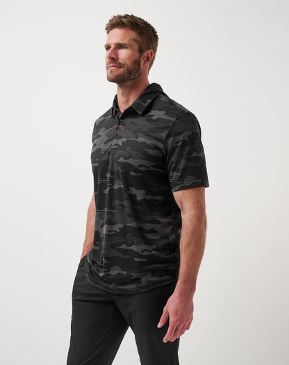 Showdown Stealth Polo Black | Travis Mathew Great Value