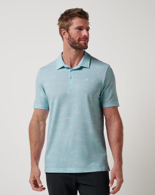 Featherweight City Polo Cory Blue | Travis Mathew Trending