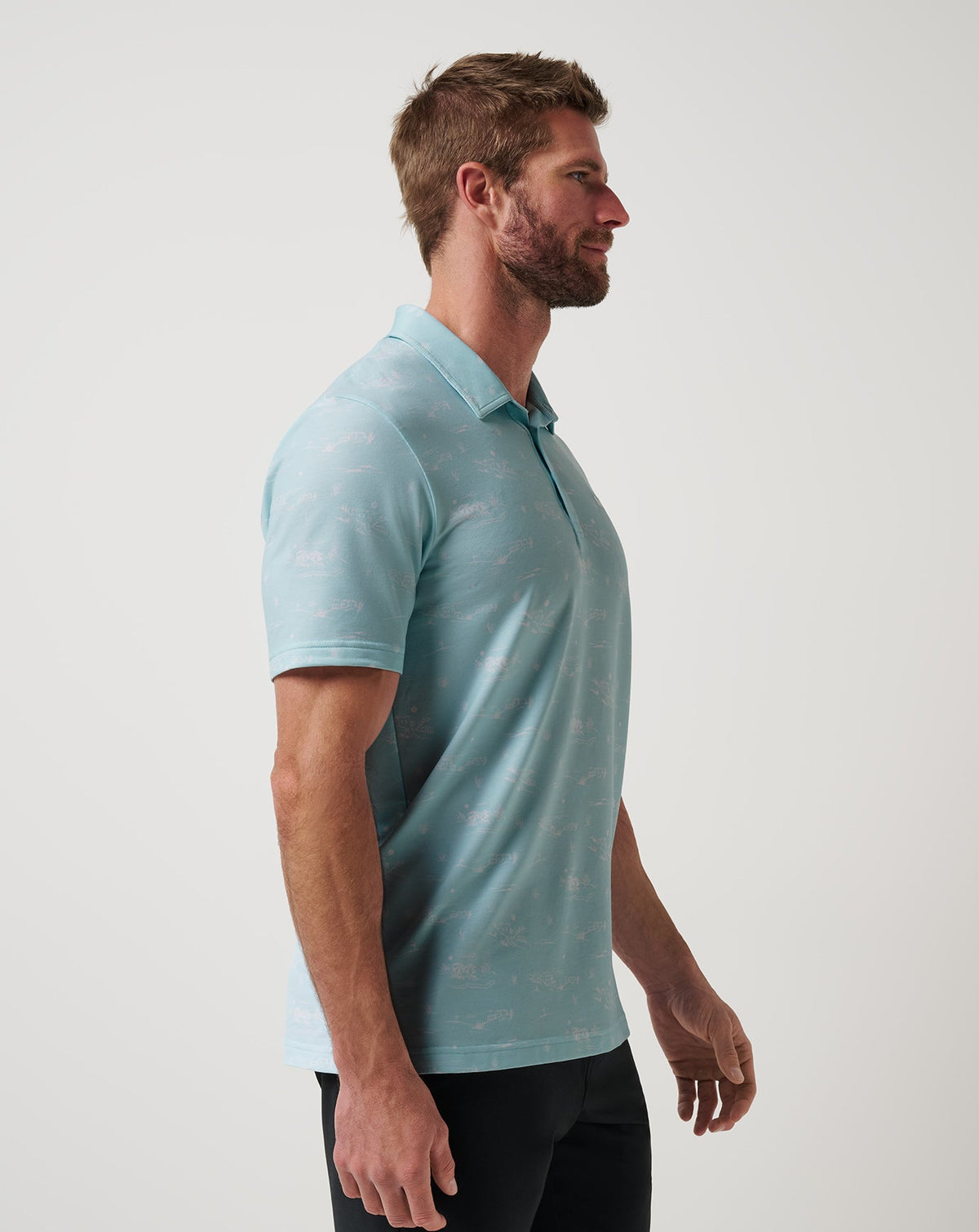 Featherweight City Polo Cory Blue | Travis Mathew Trending