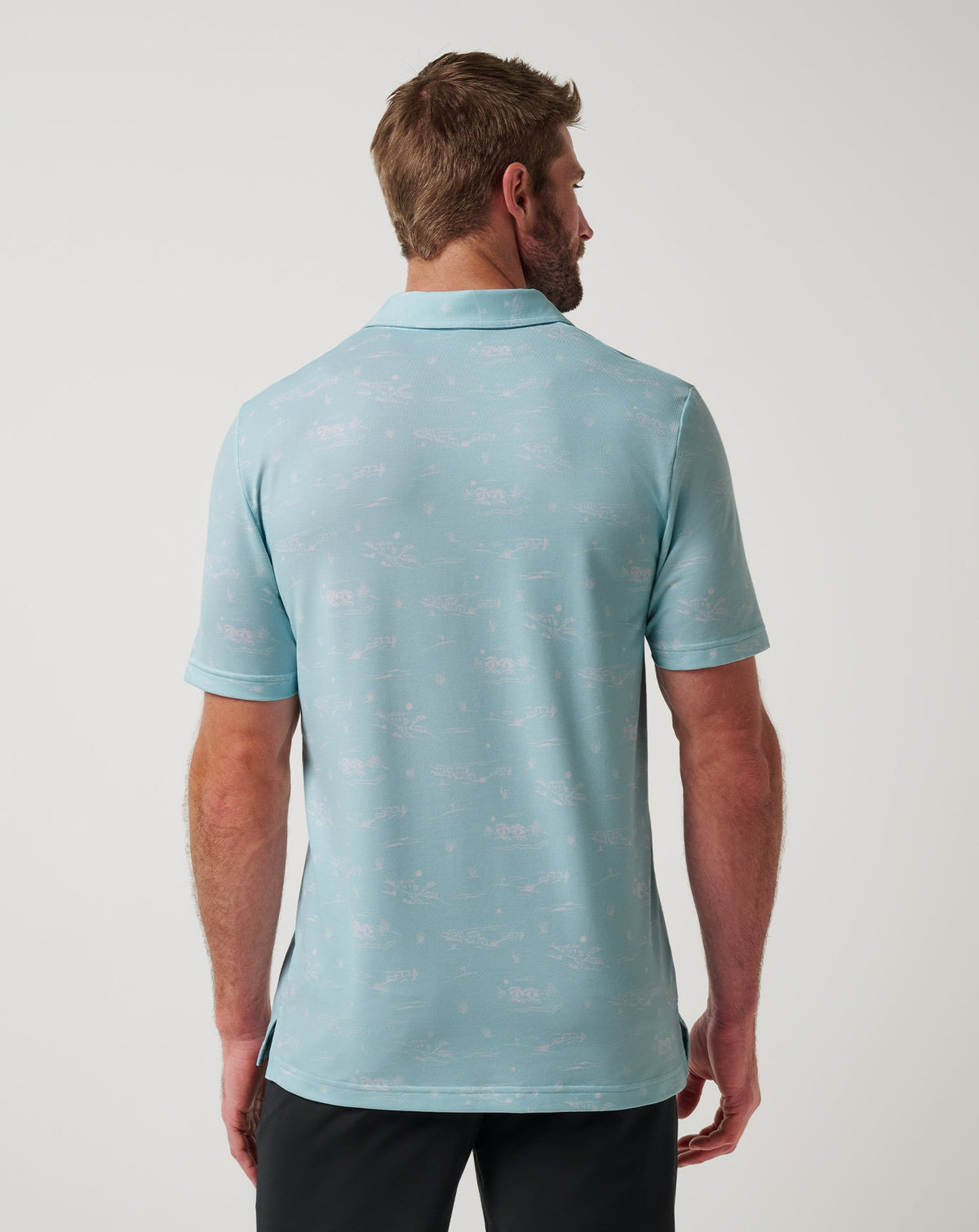 Featherweight City Polo Cory Blue | Travis Mathew Trending