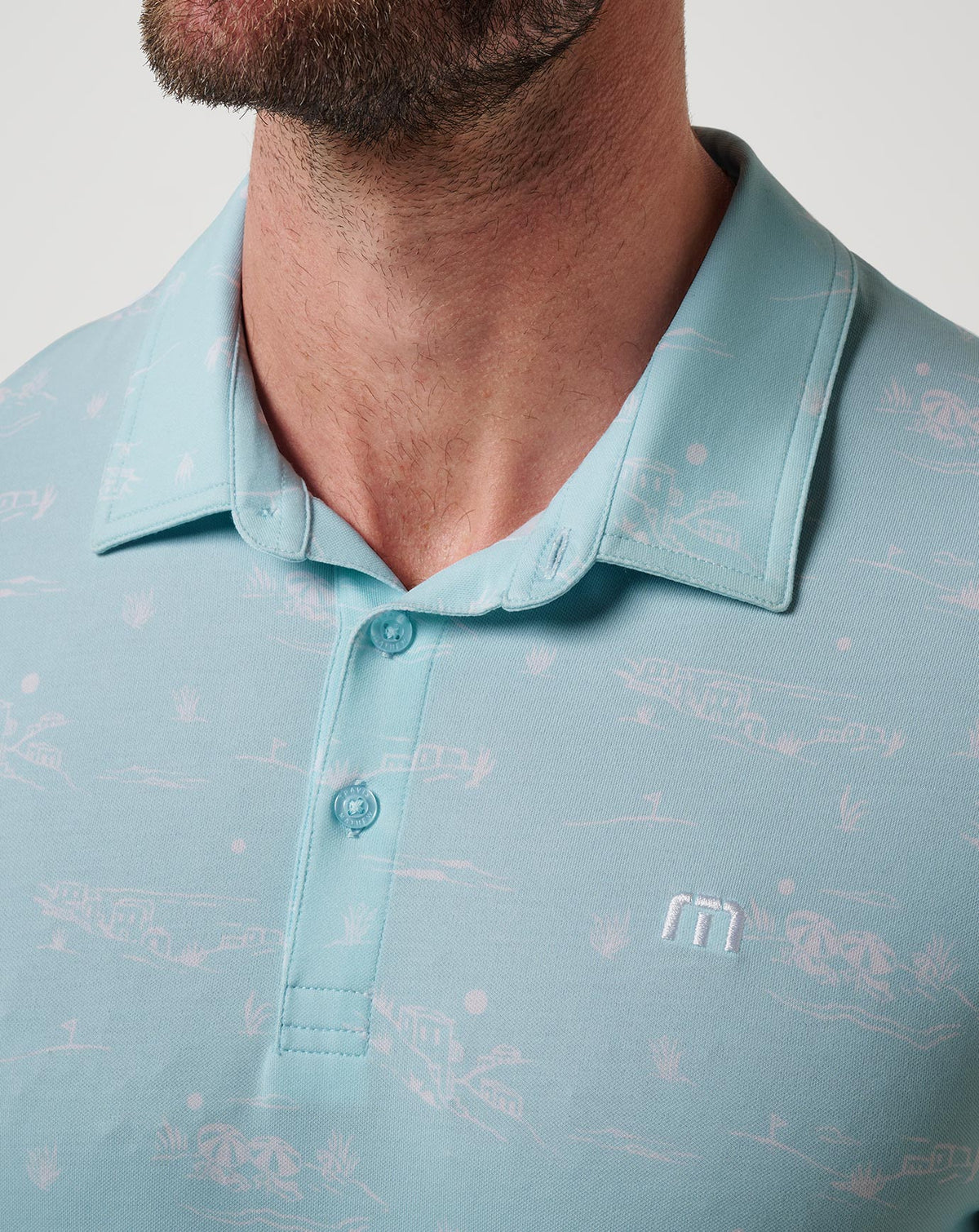 Featherweight City Polo Cory Blue | Travis Mathew Trending