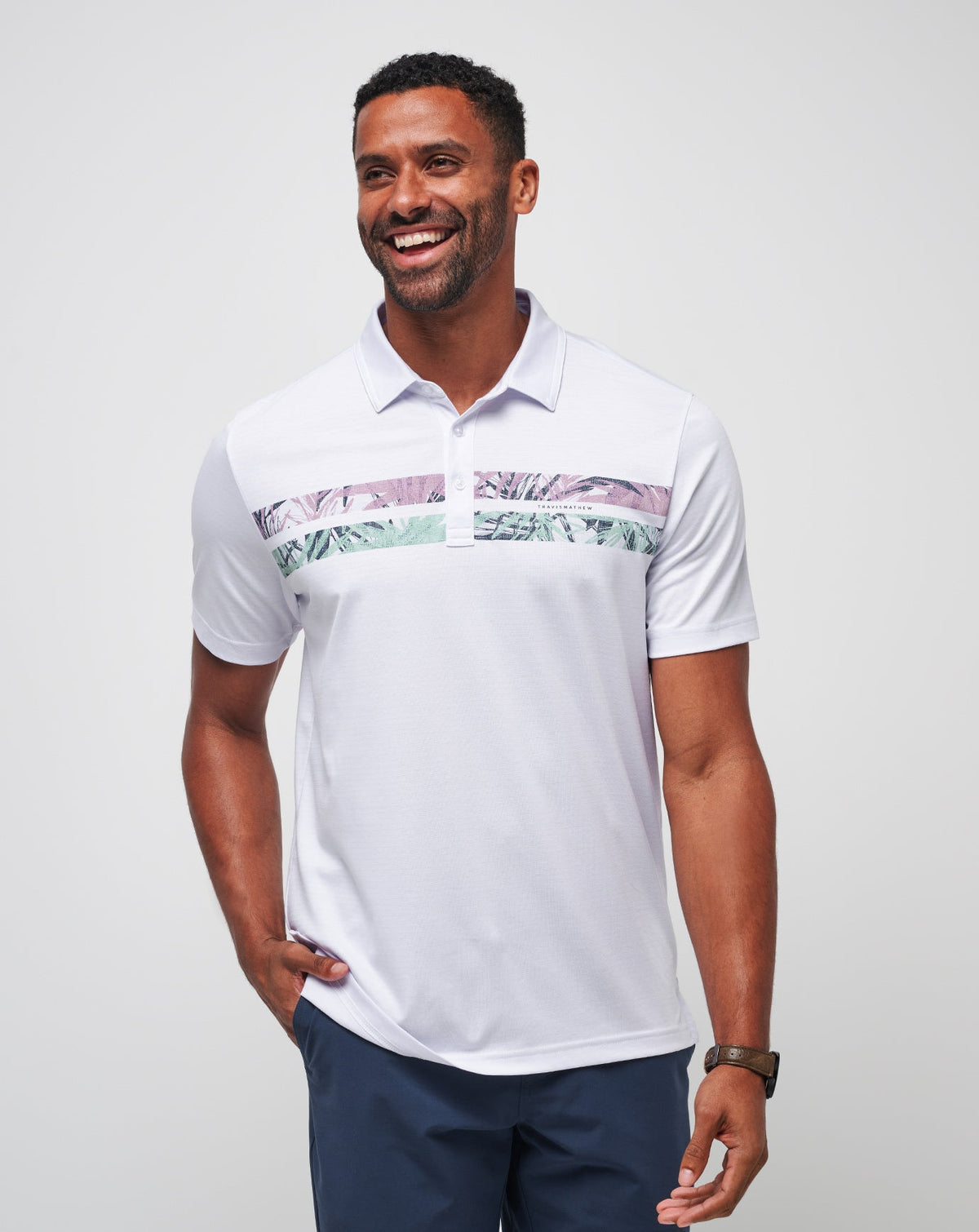 Sand Shaker Polo White | Travis Mathew Everyday