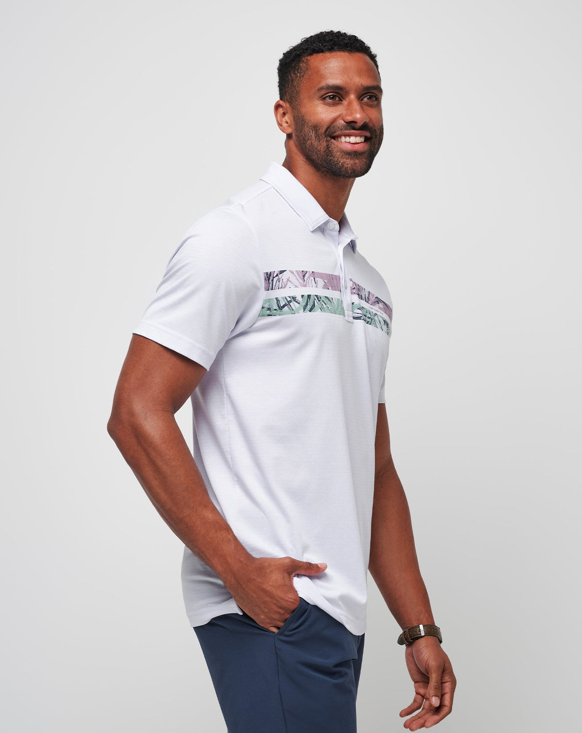 Sand Shaker Polo White | Travis Mathew Everyday