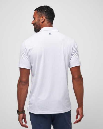 Sand Shaker Polo White | Travis Mathew Everyday