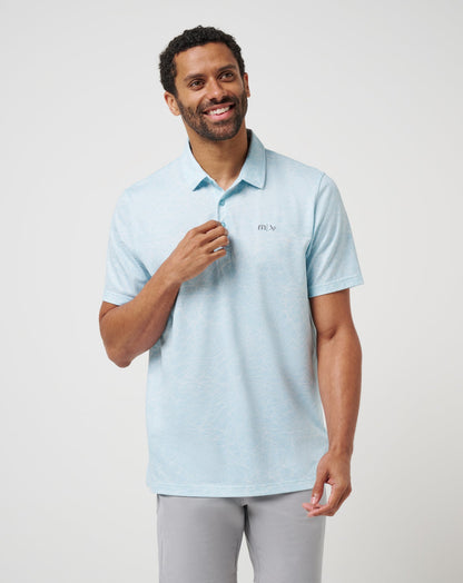 Clean Ice Polo Cory Blue | Travis Mathew Featured
