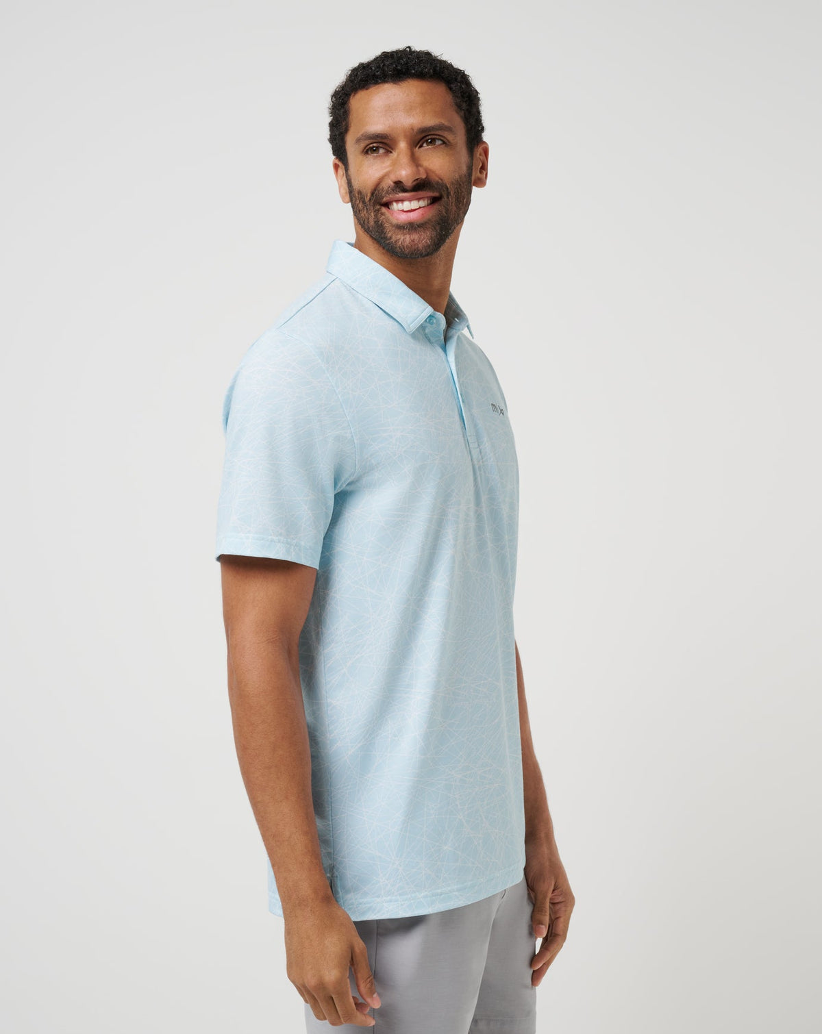 Clean Ice Polo Cory Blue | Travis Mathew Featured