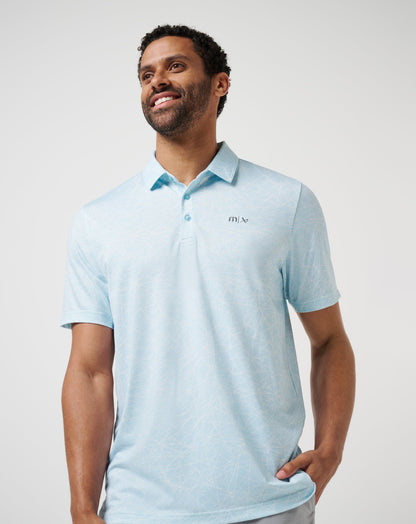 Clean Ice Polo Cory Blue | Travis Mathew Featured