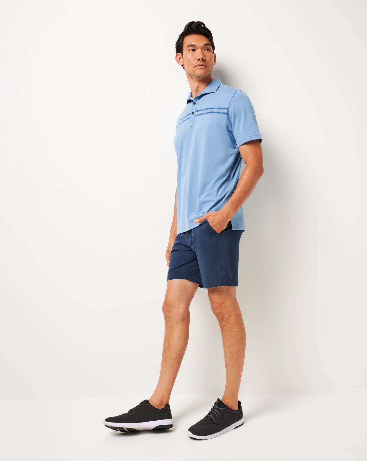 Sunbeam Chest Stripe Polo Pacific Coast | Travis Mathew Popular