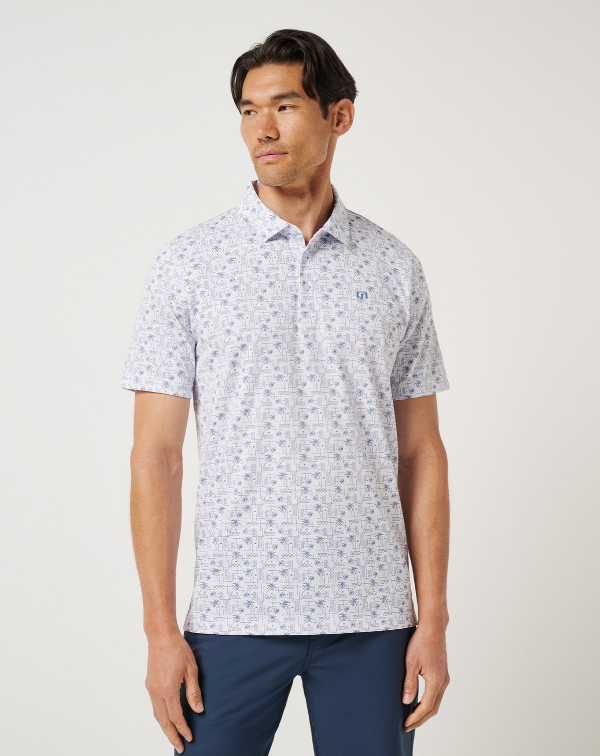 Crystal Sea Polo White | Travis Mathew Quality