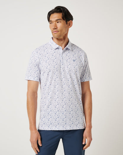 Crystal Sea Polo White | Travis Mathew Quality