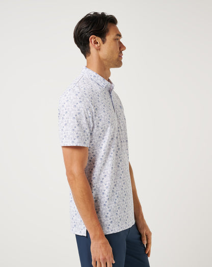 Crystal Sea Polo White | Travis Mathew Quality