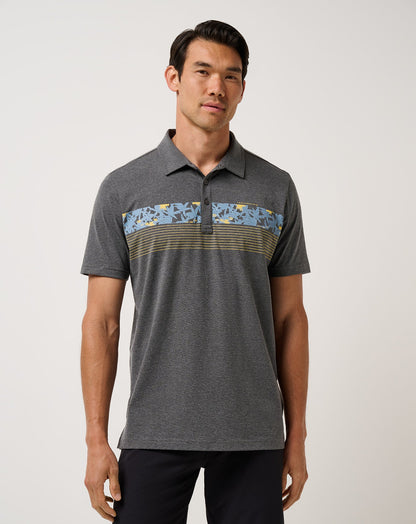 Midnight Train Polo Heather Black | Travis Mathew Trusted