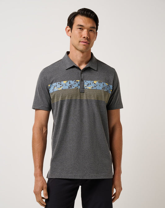 Midnight Train Polo Heather Black | Travis Mathew Trusted